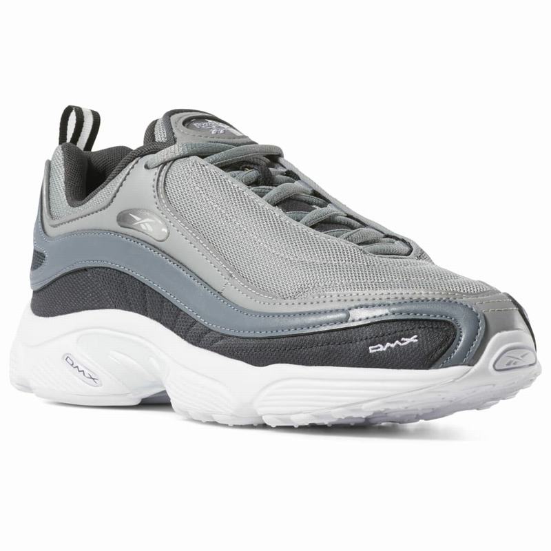 Tenisi Reebok Daytona Dmx Dama Gri/Negrii/Albi Romania DW9417XC
